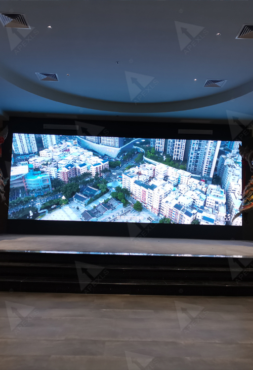 Shenzhen Futian Xiasha Museum - indoor full color screen