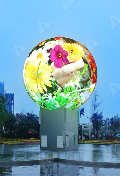 Outdoor LED Sphere