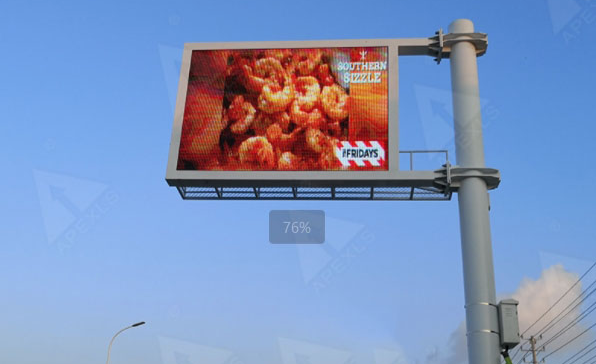 Features and applications of vertical LED advertising display