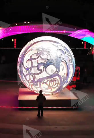 Huizhou Freshwater Ruins sphere display & ring display