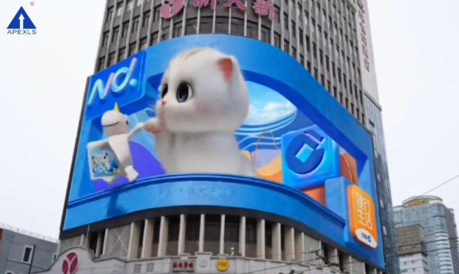 How the outdoor naked-eye 3D screen solution can facilitate the upgrade of the scene